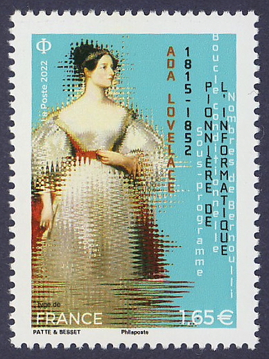 Ada
                Lovelace stamp babbage computer